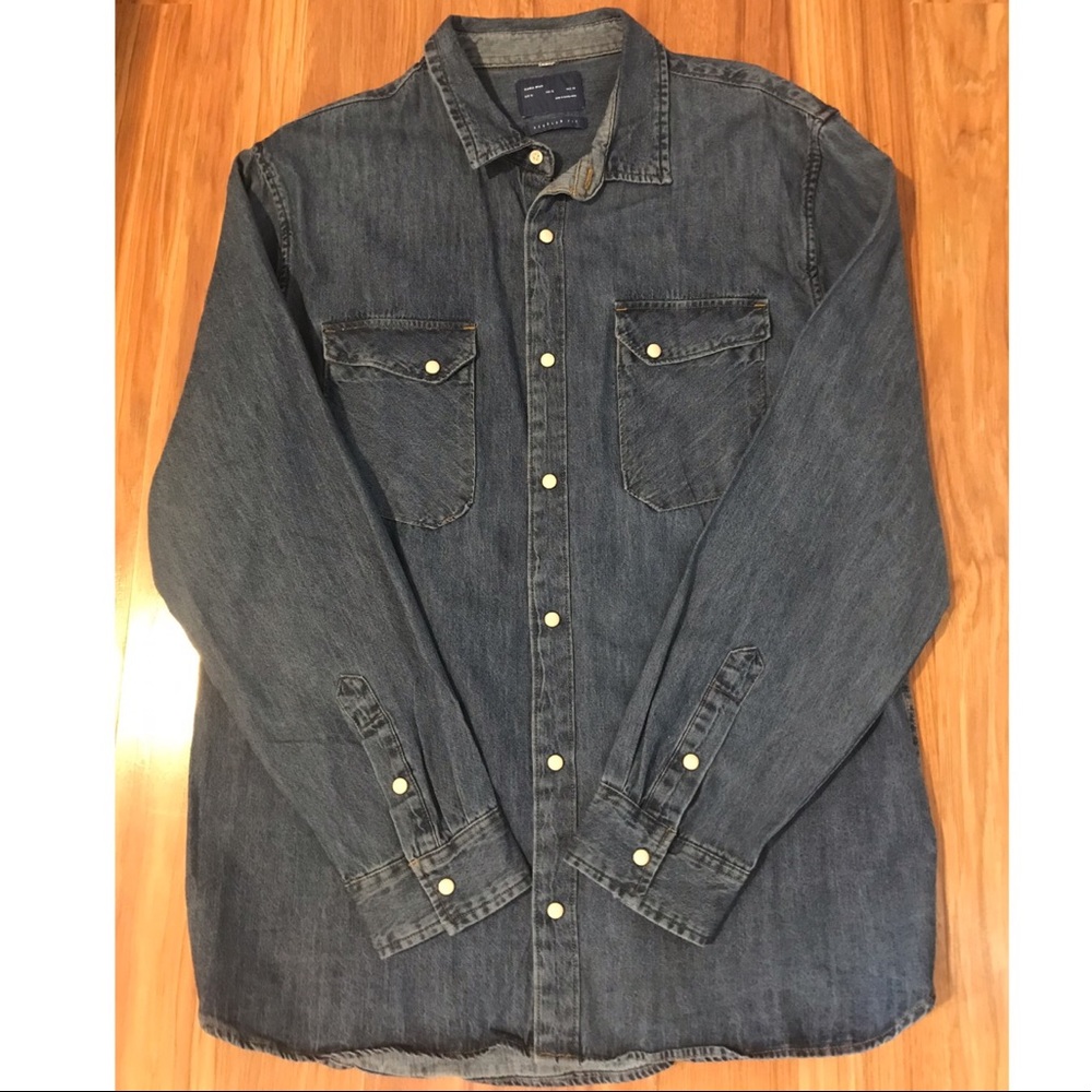 Zara Denim Shirt For Men